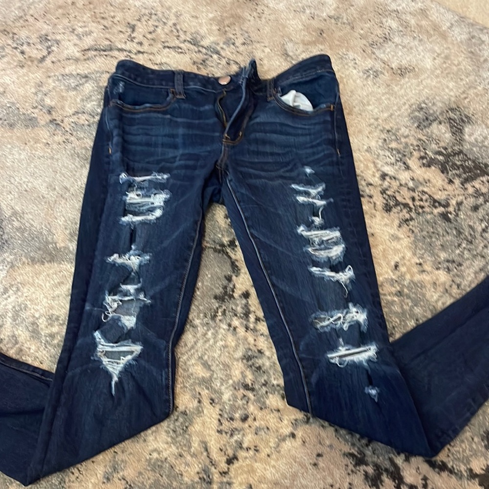 American Eagle Distressed Jeggings